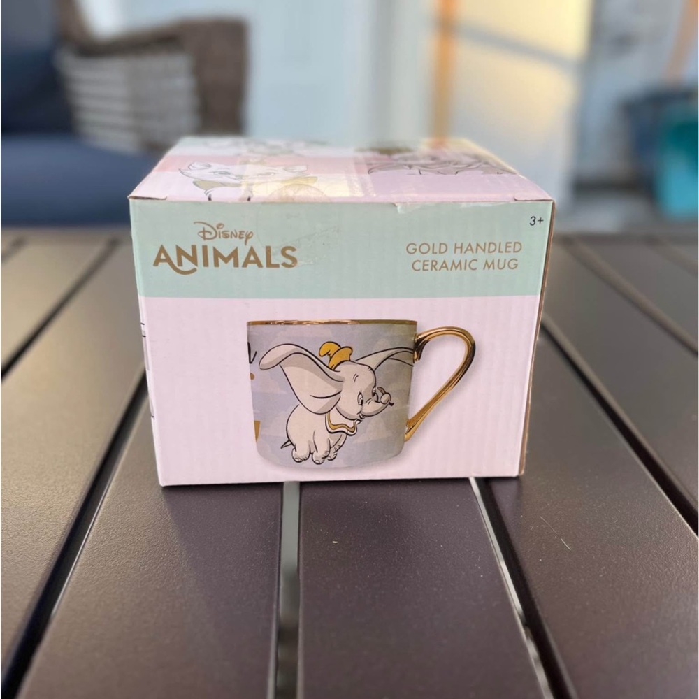 Disney Animals Dumbo Mug with Gold Handle